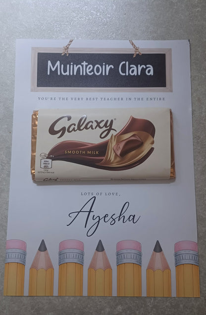 Best Teacher In The Galaxy - Personalised Teacher Gift