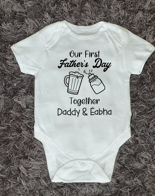 Personalised Father's Day Baby Vest - Cheers