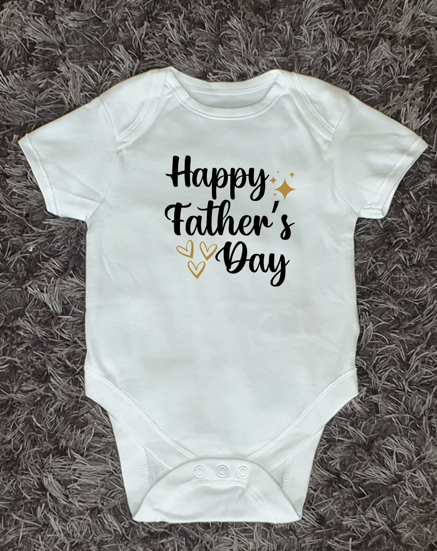 Personalised Father's Day Baby Vest - Happy Father's Day