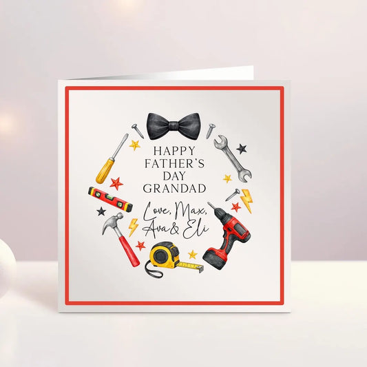 Personalised Father's Day Card - DIY Theme
