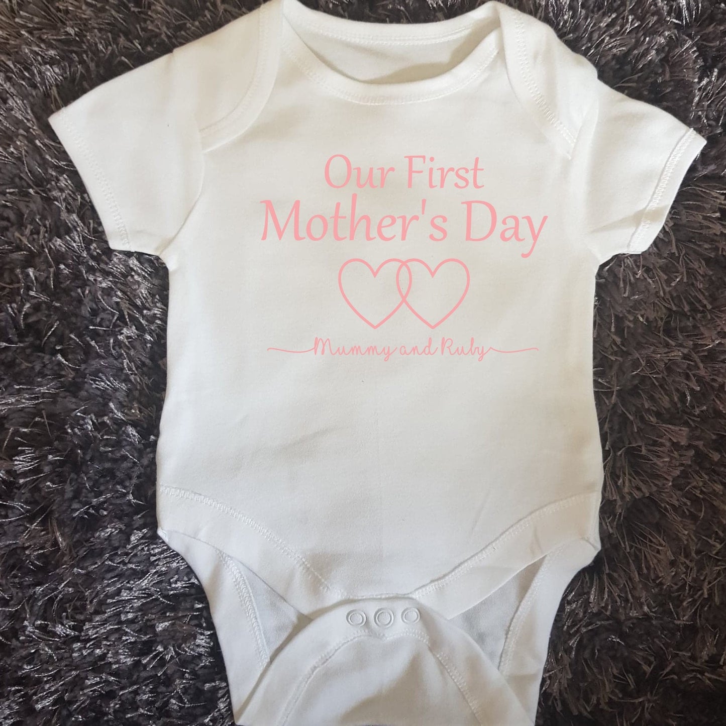 First Mother's Day Baby Vest