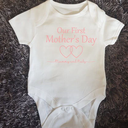 First Mother's Day Baby Vest