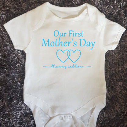 First Mother's Day Baby Vest