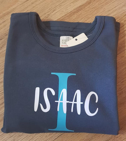 Personalised Childrens Loungewear Set With Name and Initial