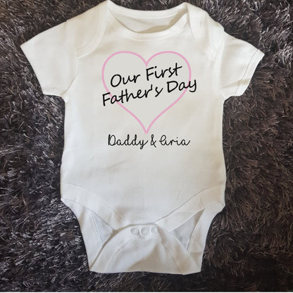 Father's Day Baby Vest