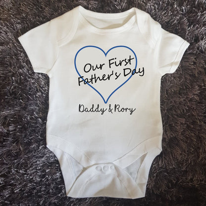 Father's Day Baby Vest