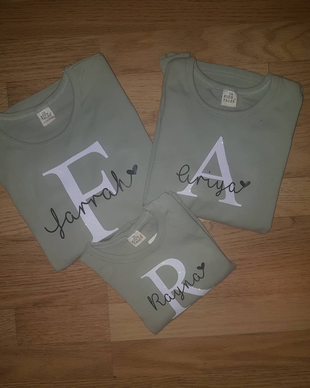 Personalised Childrens Loungewear Set With Name and Initial
