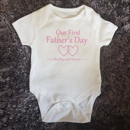 Father's Day Baby Vest
