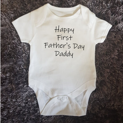 Father's Day Baby Vest