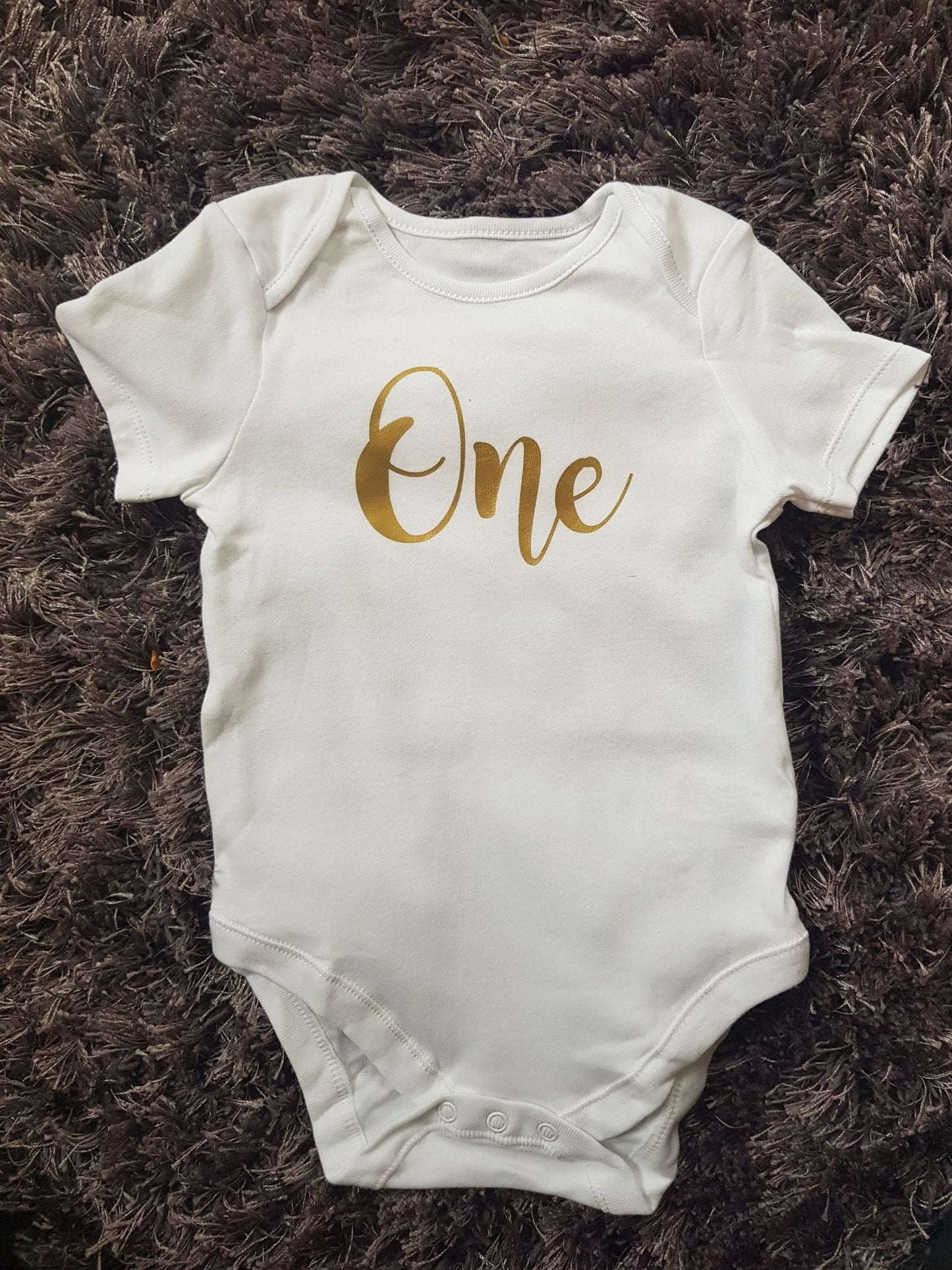 First Birthday 'One' Baby Vest