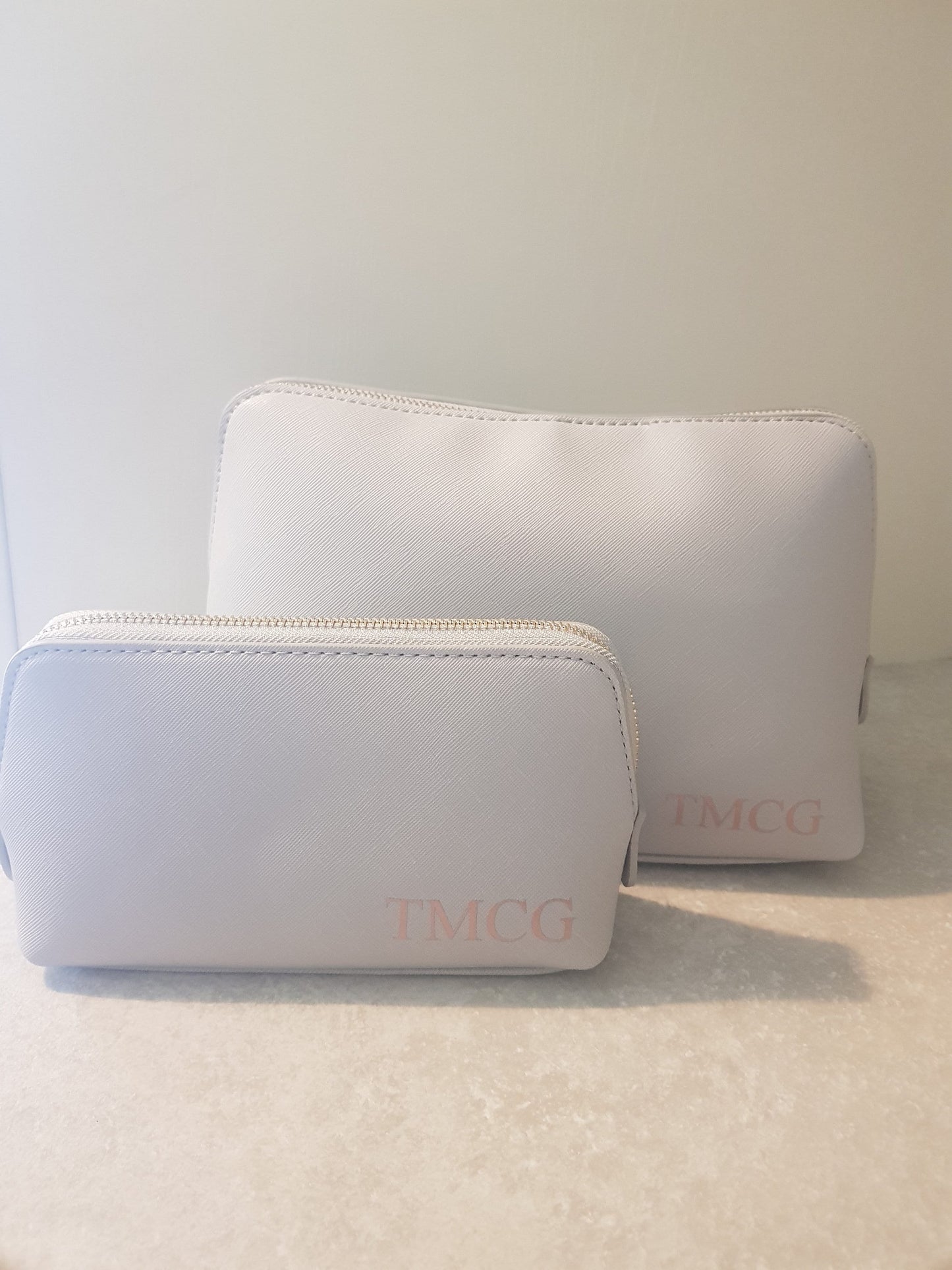 Personalised Makeup Cosmetics Bag | Faux Leather | Initial | Name | Monogram | Gift | Ladies | Bridesmaid | Bridal | Ireland | Irish
