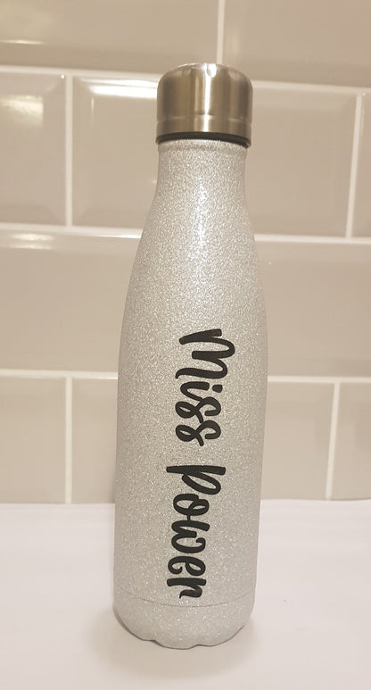 Personalised Water Bottle | Stocking Filler | Hot or Cold Drinks | 500ml  | Travel Gift | Name | Leak Proof | Custom | Ireland | Irish