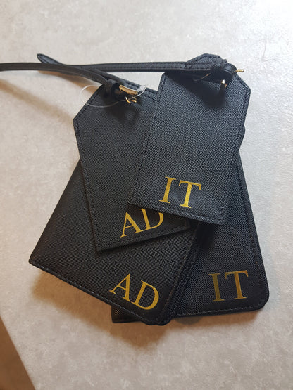 Personalised Initial Passport Cover And Luggage Tag Set | Passport Holder | Travel Gift | Holiday | Monogram | Custom | Ireland | Irish