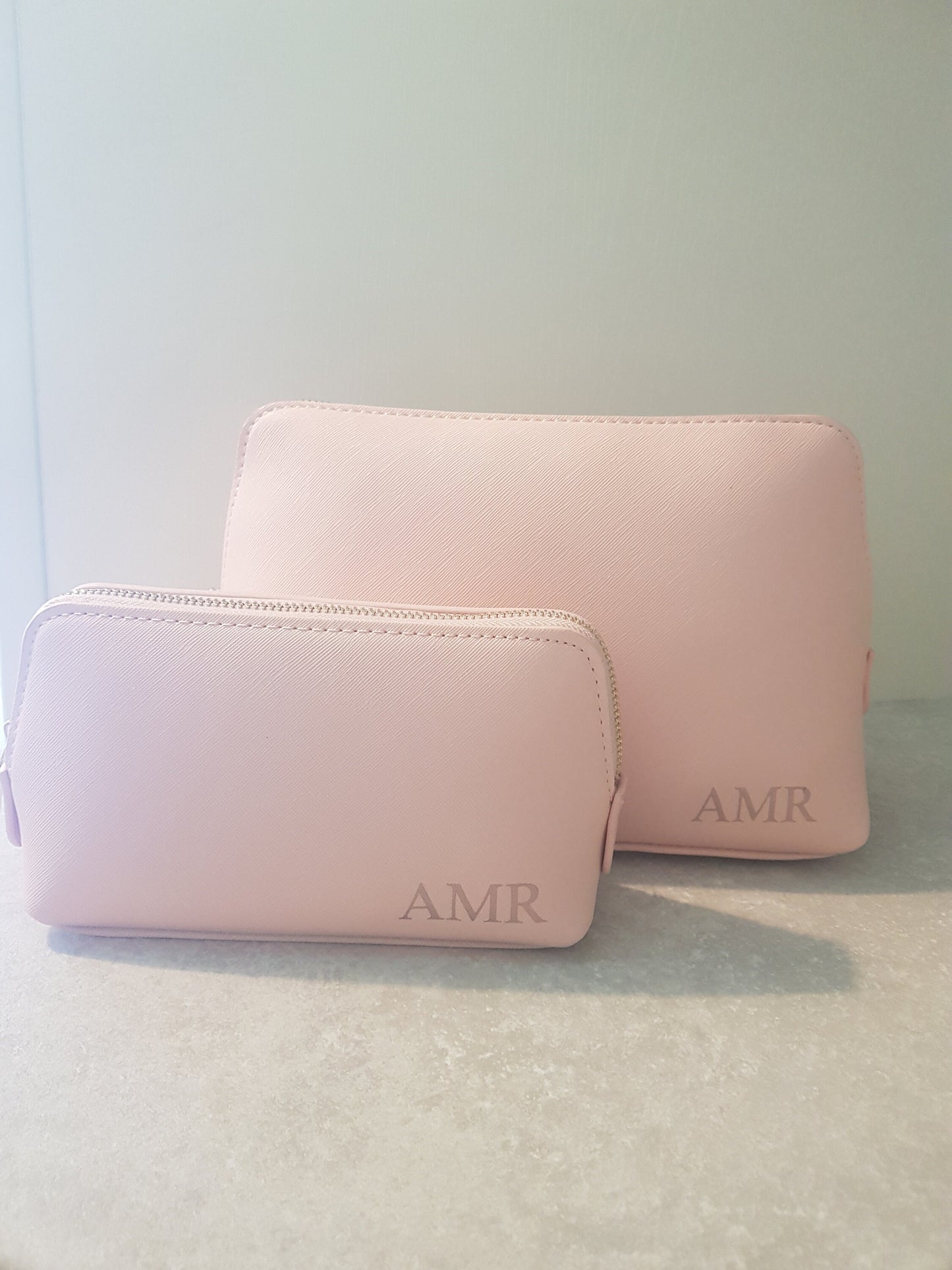 Personalised Mother's Day Gift | Makeup Cosmetics Bag | Faux Leather | Initial | Name | Monogram | For Mum | Bridesmaid | Ireland | Irish