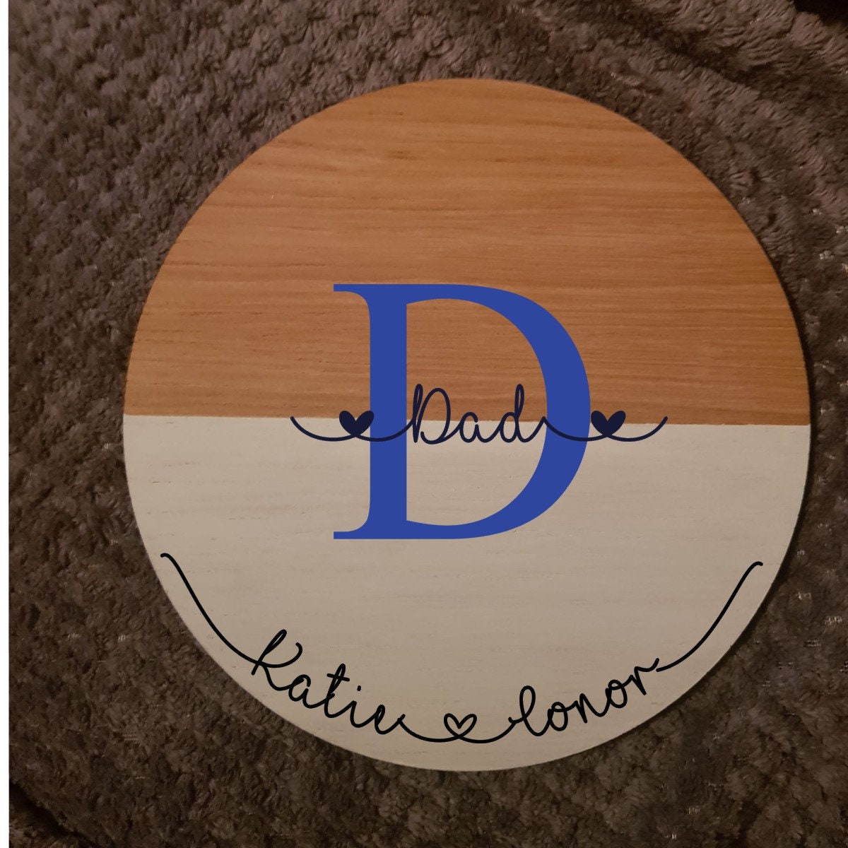 Personalised Dad Daddy Plaque | 20cm Round Sign | Fathers Day | Gift Idea | Hanging Decoration | Grandad Gift | Wall Decor | Irish | Ireland