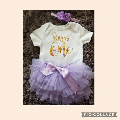 First Birthday Tutu, Vest and Headband