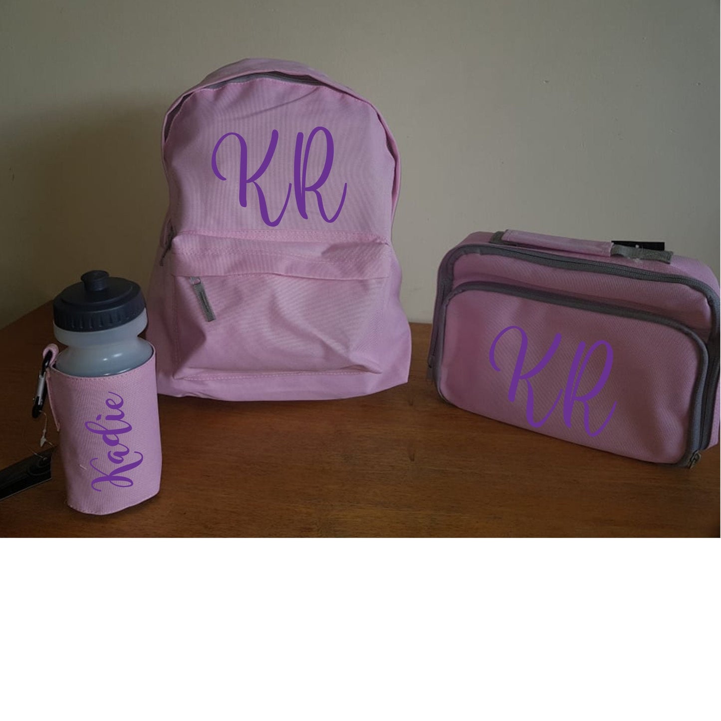 Personalised Back To School Set | Bag | Backpack | Nursery | Toddler | Preschool | Creche | Name | Water Bottle | Lunch Box | Ireland Irish