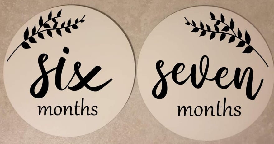 Baby Milestone Discs Set | Monthly Plaques | Newborn Birth Announcement | Photo Prop | Hello World | Baby Shower Gift | Ireland | Irish