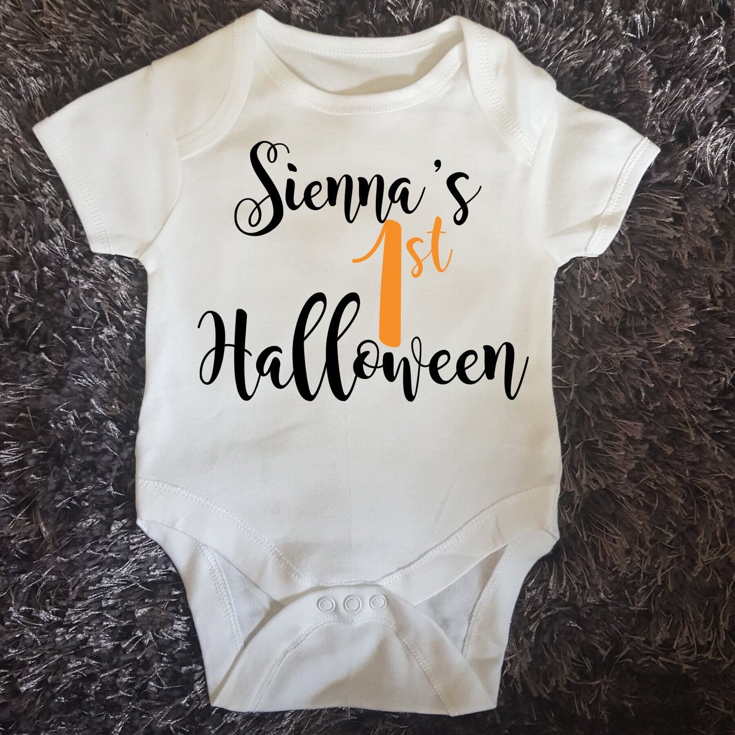 Personalised  My First Halloween Baby Vest
