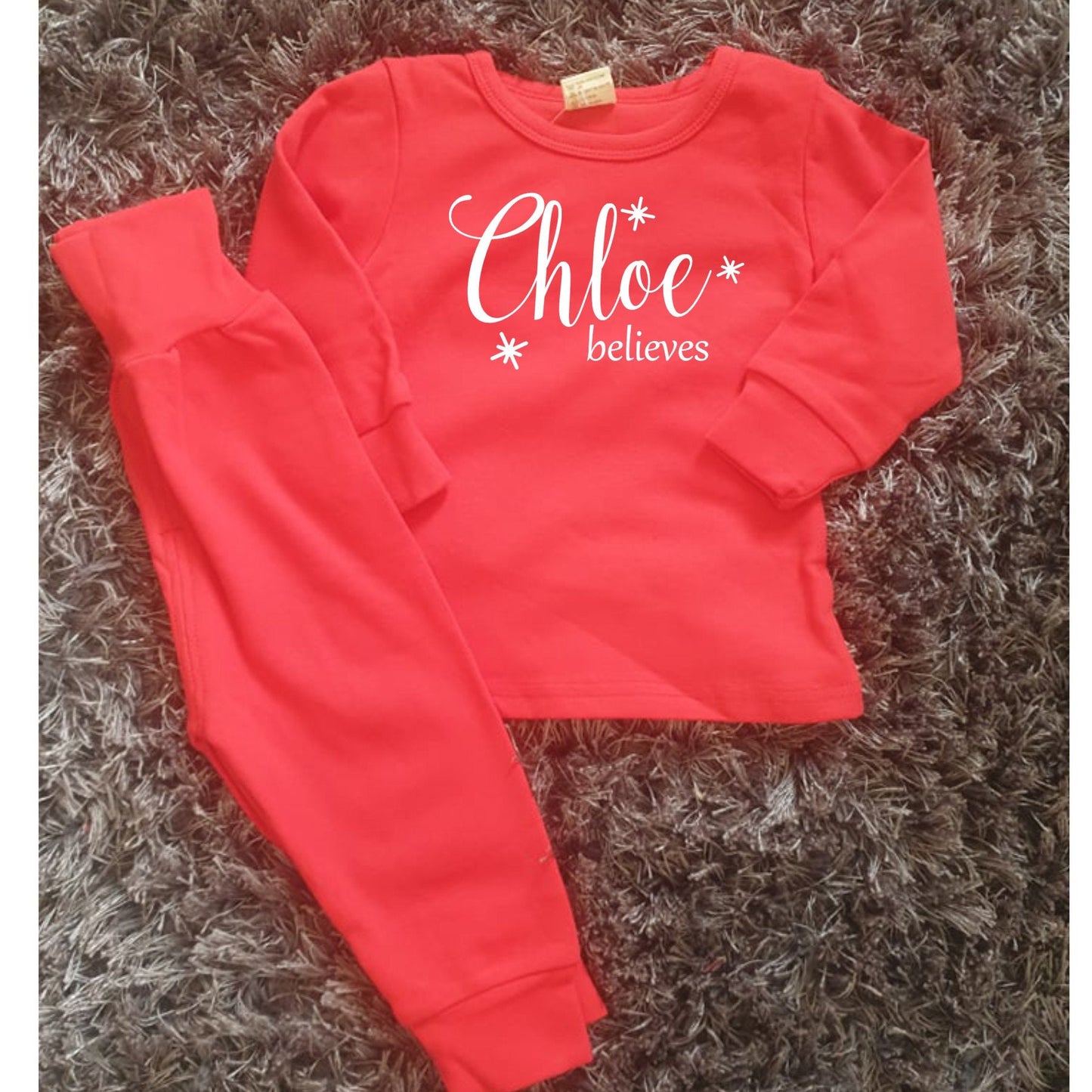 Personalised Childrens Christmas Loungewear