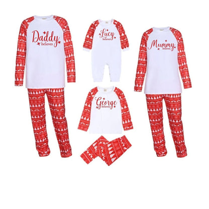 Personalised Family Christmas Pyjamas