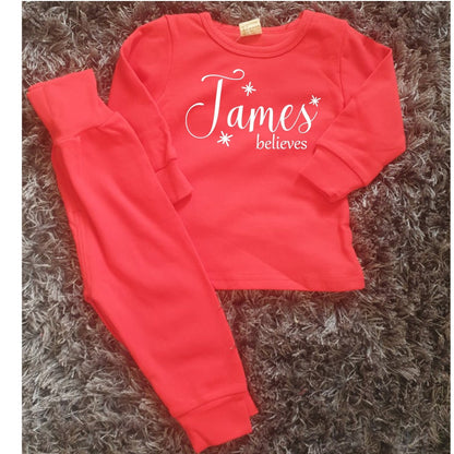 Personalised Childrens Christmas Loungewear