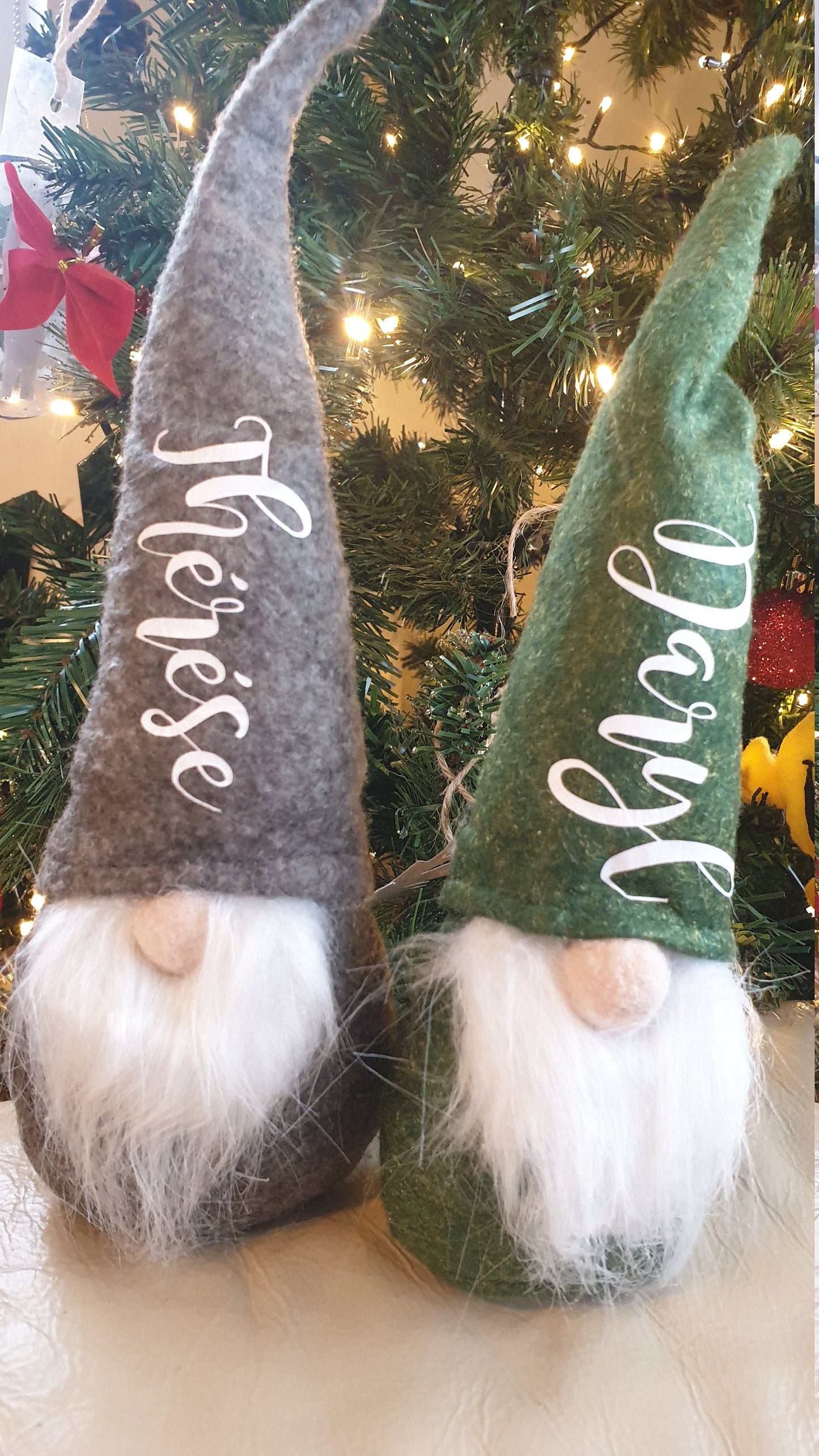 Personalised Christmas Gonk, Festive Gnome, Xmas Decoration, Winter Decor, Stocking Filler, Gift Ideas, Secret Santa, Ireland, Irish