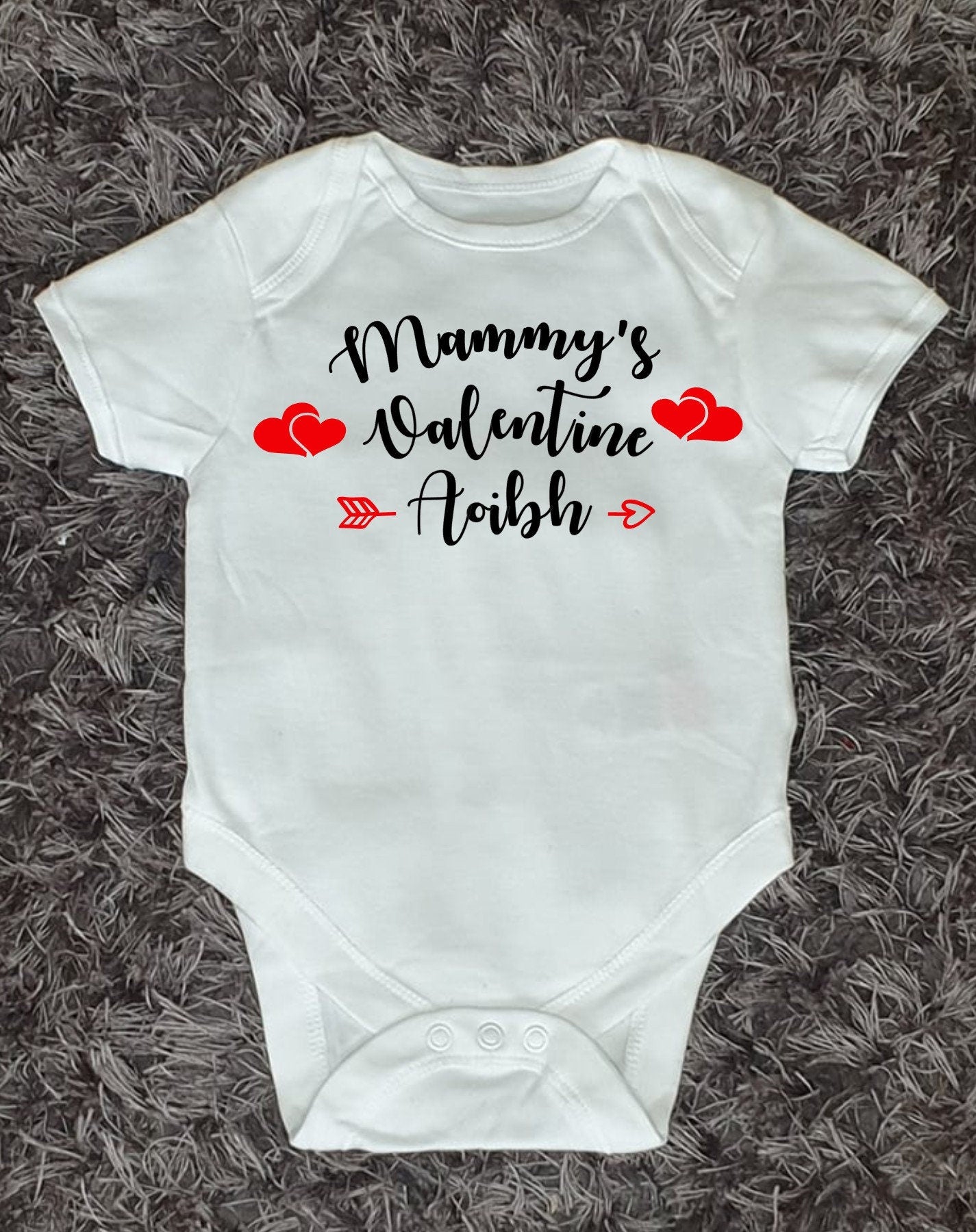 Mummys Valentine Baby Vest