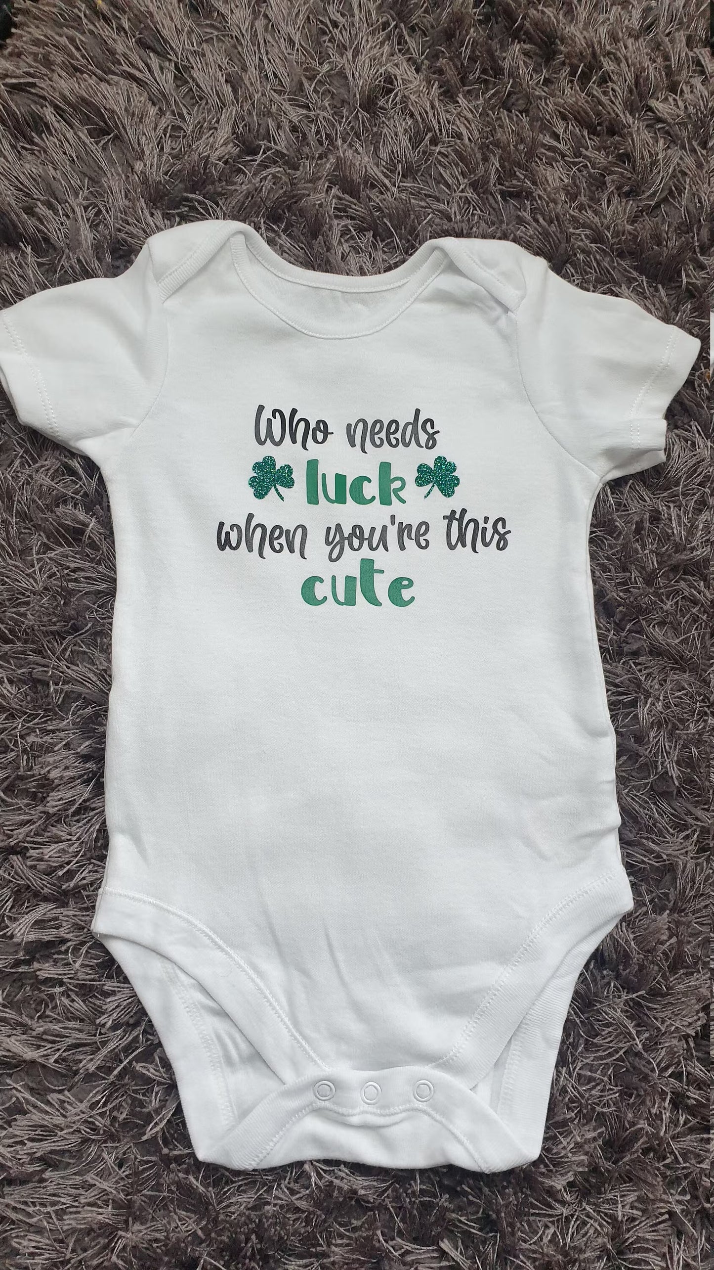Who Needs Luck When You're This Cute Baby Vest