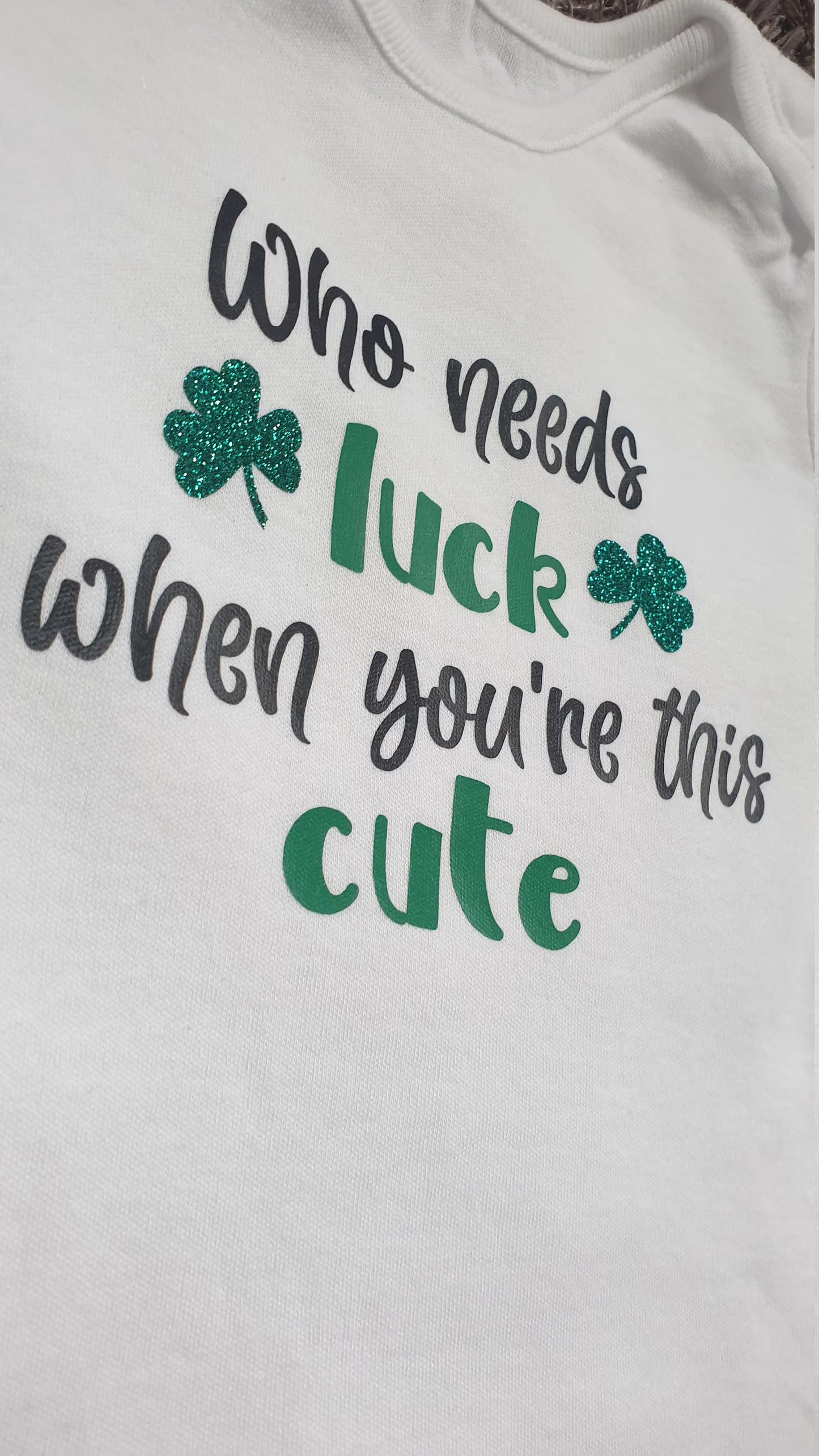 Who Needs Luck When You're This Cute Baby Vest