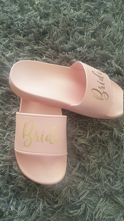Personalised Childrens White Sliders | Kids Shoes | Sandals | Flip Flops | Summer | Footwear | Toddler | Boys | Girls | Unisex | Ireland