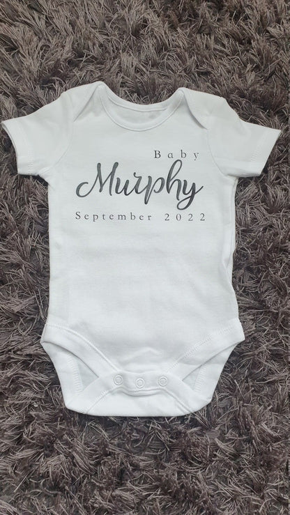 Personalised Pregnancy Announcement