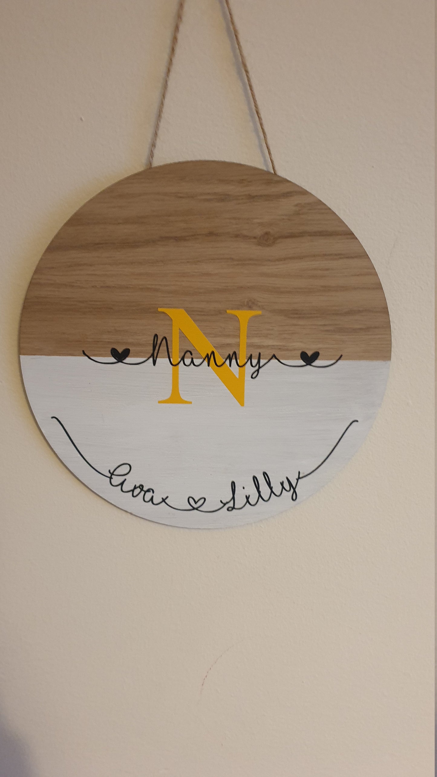 Personalised Mum Mummy Plaque | 20cm Round Sign | Birthday Gift | Present for Mom | Mothers Day Gift| Custom Made | Irish | Ireland |
