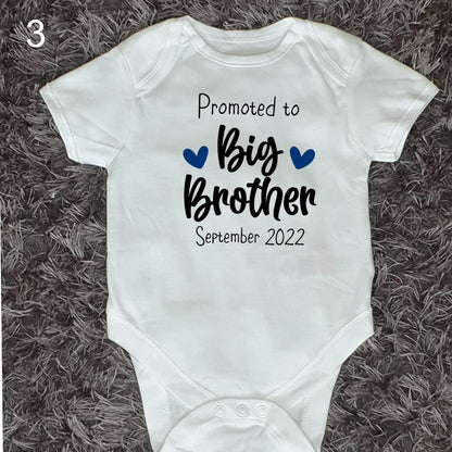 Promoted To Big Brother Baby Vest