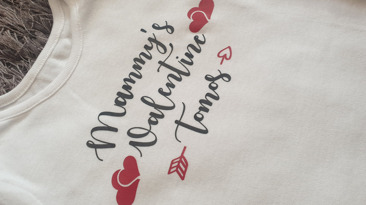 Mummys Valentine Baby Vest
