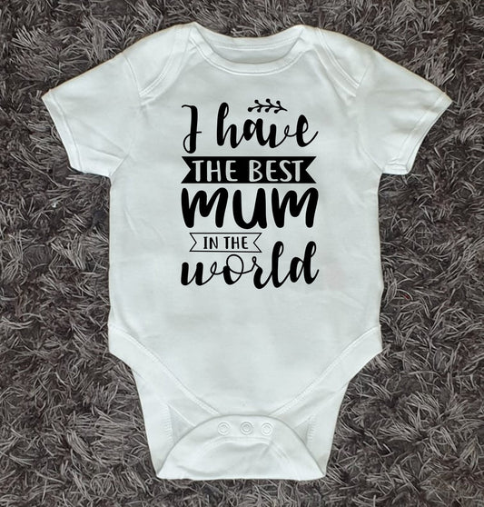 Best Mum In The World Baby Vest