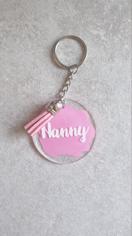 Personalised Name Keyring, Custom Key chain, Mother's Day Gift, Friends Gift,  Key holder, Round, Car Keys, New Home Ireland, Ireland, Irish