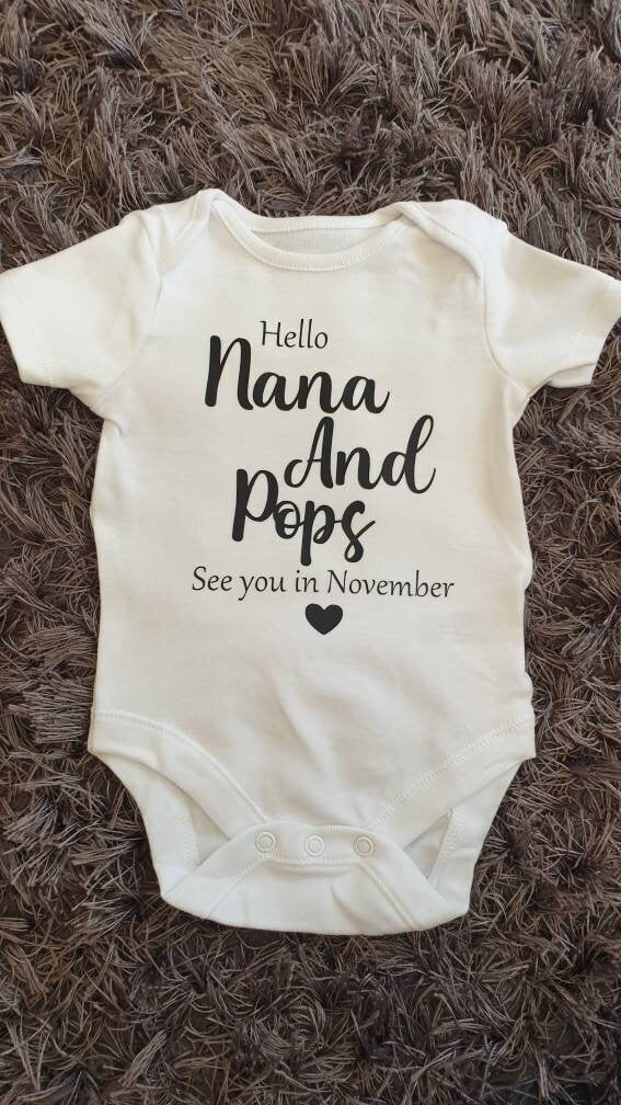 Pregnancy Announcement Baby Vest