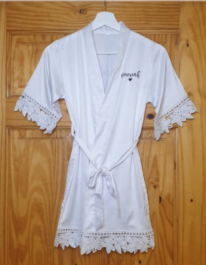 Luxury Communion Robe, Personalised Satin Gown, First Holy Communion, Confirmation, Irish, Ireland