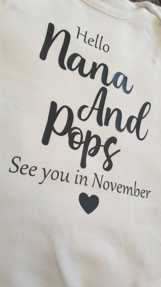 Personalised Pregnancy Announcement - Hello Family