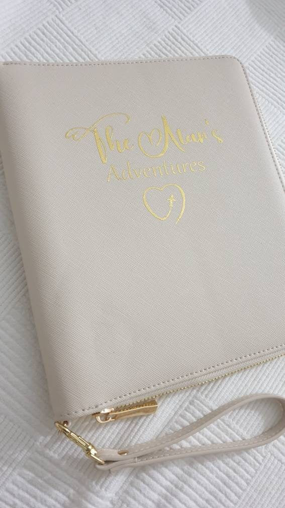Personalised Travel Document Holder, Travel Wallet Organiser, Multiple Passport Holder, Honeymoon Gift, Wedding Present, Ireland, Irish