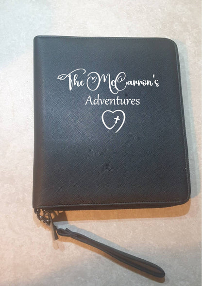 Personalised Travel Document Holder, Travel Wallet Organiser, Multiple Passport Holder, Honeymoon Gift, Wedding Present, Ireland, Irish