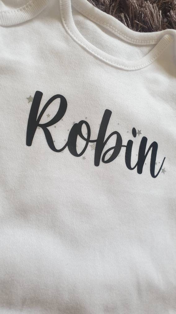Baby Name Vest