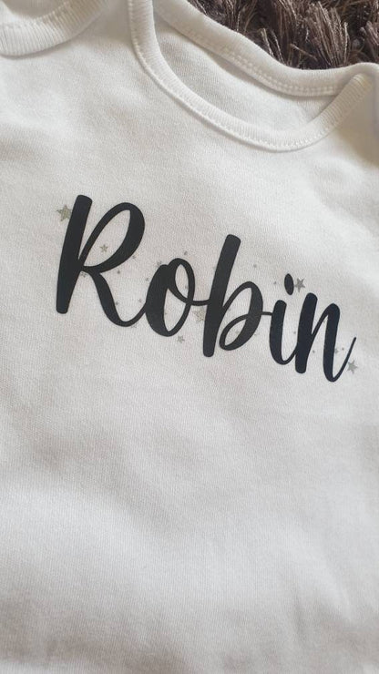 Baby Name Vest