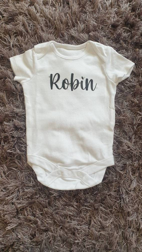 Baby Name Vest