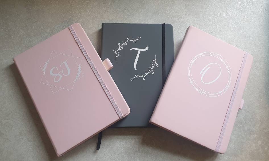 Personalised A5 Notebook, Teacher Gift, End Of School Year, Name Or Initials, Custom Stationary, Present for Friend, Ireland, Irish