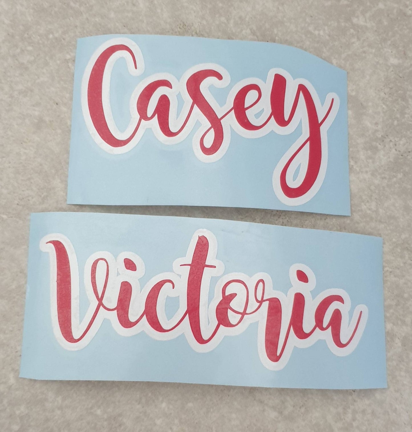Two Colour Vinyl Decal Name Labels for Glasses, Bottles, Lunch Boxes, Storage and More, Custom Name Stickers, Bridesmaid, Wedding, Ireland