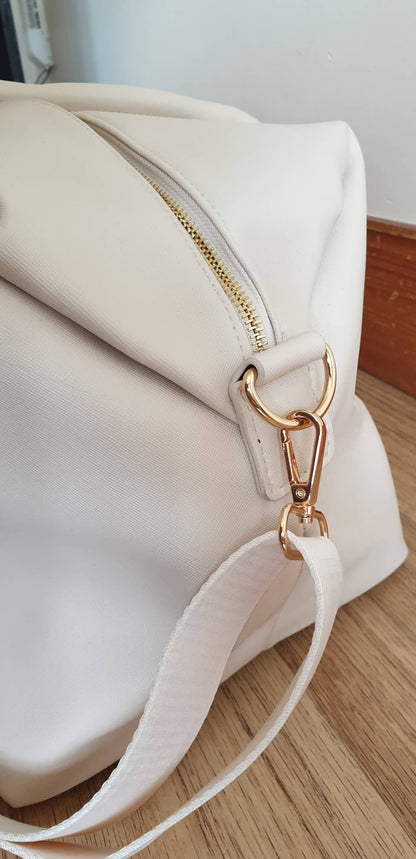 Personalised Overnight Bag, Womens Hospital Bag, Maternity Holdall, PU Leather Luggage, Weekend Bag, Monogram, Travel Gift, Ireland, Irish