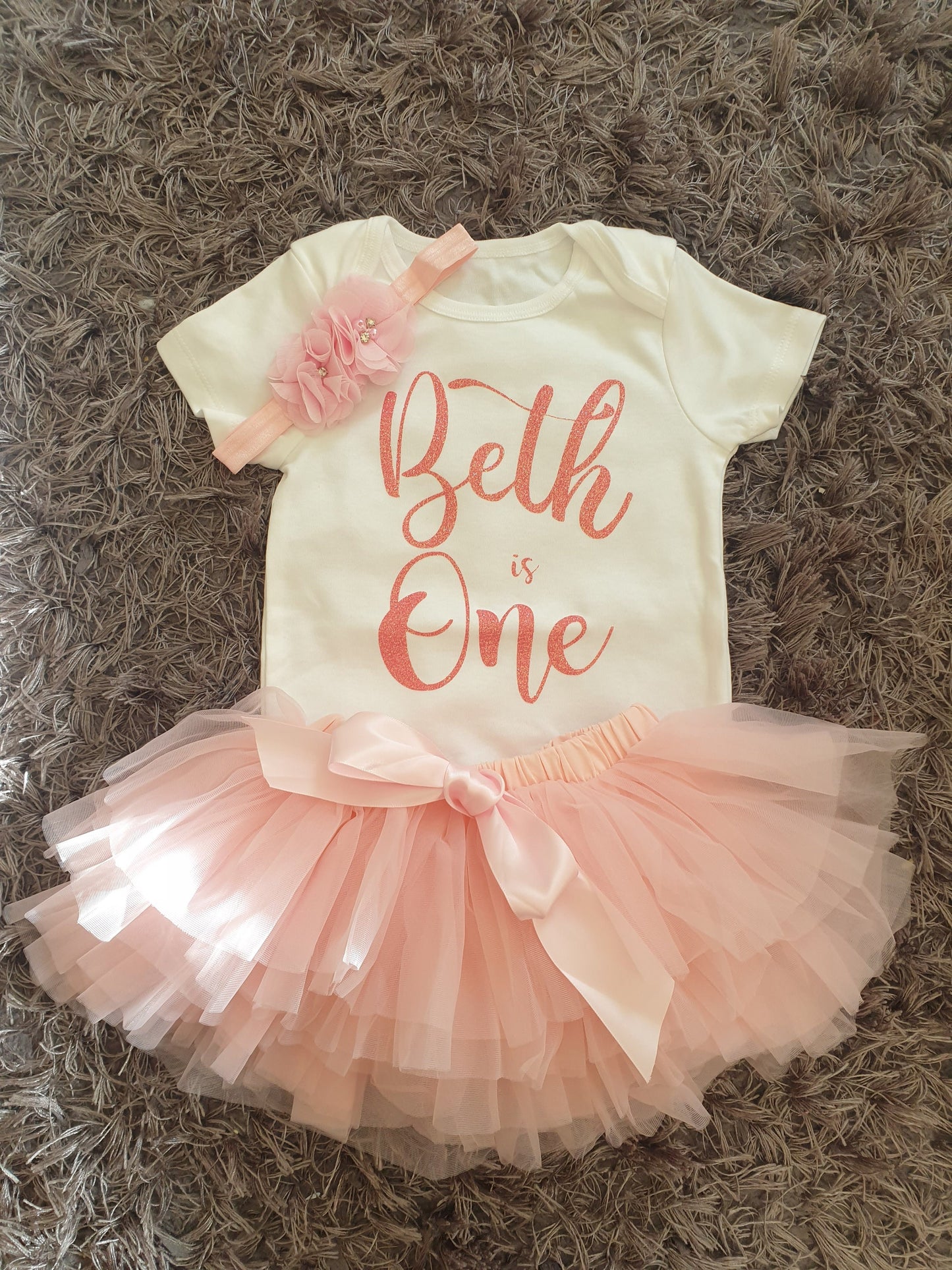 First Birthday Tutu, Vest and Headband