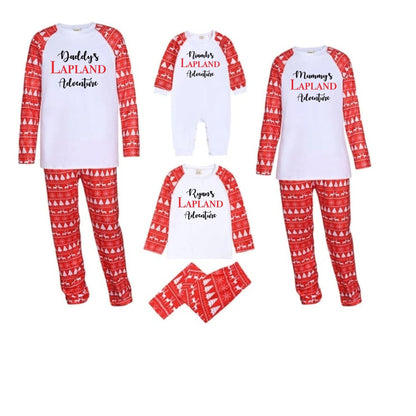 Lapland Personalised Family Christmas Pyjamas
